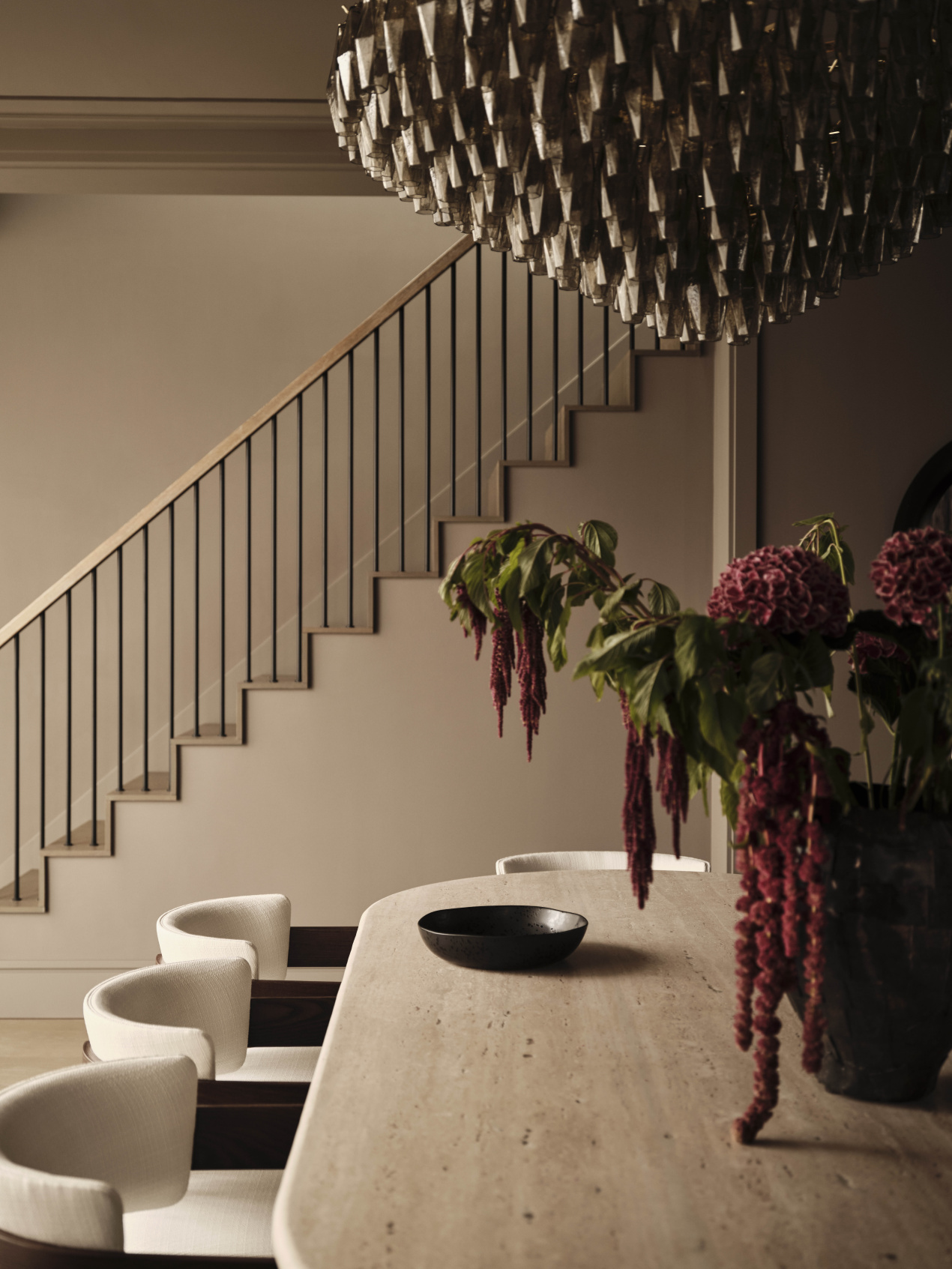 Photo inspiration: Custom Designed Penthouse Apartment Offices Reference: Artemest Furnishes A London Penthouse In Custom Italian Craft
