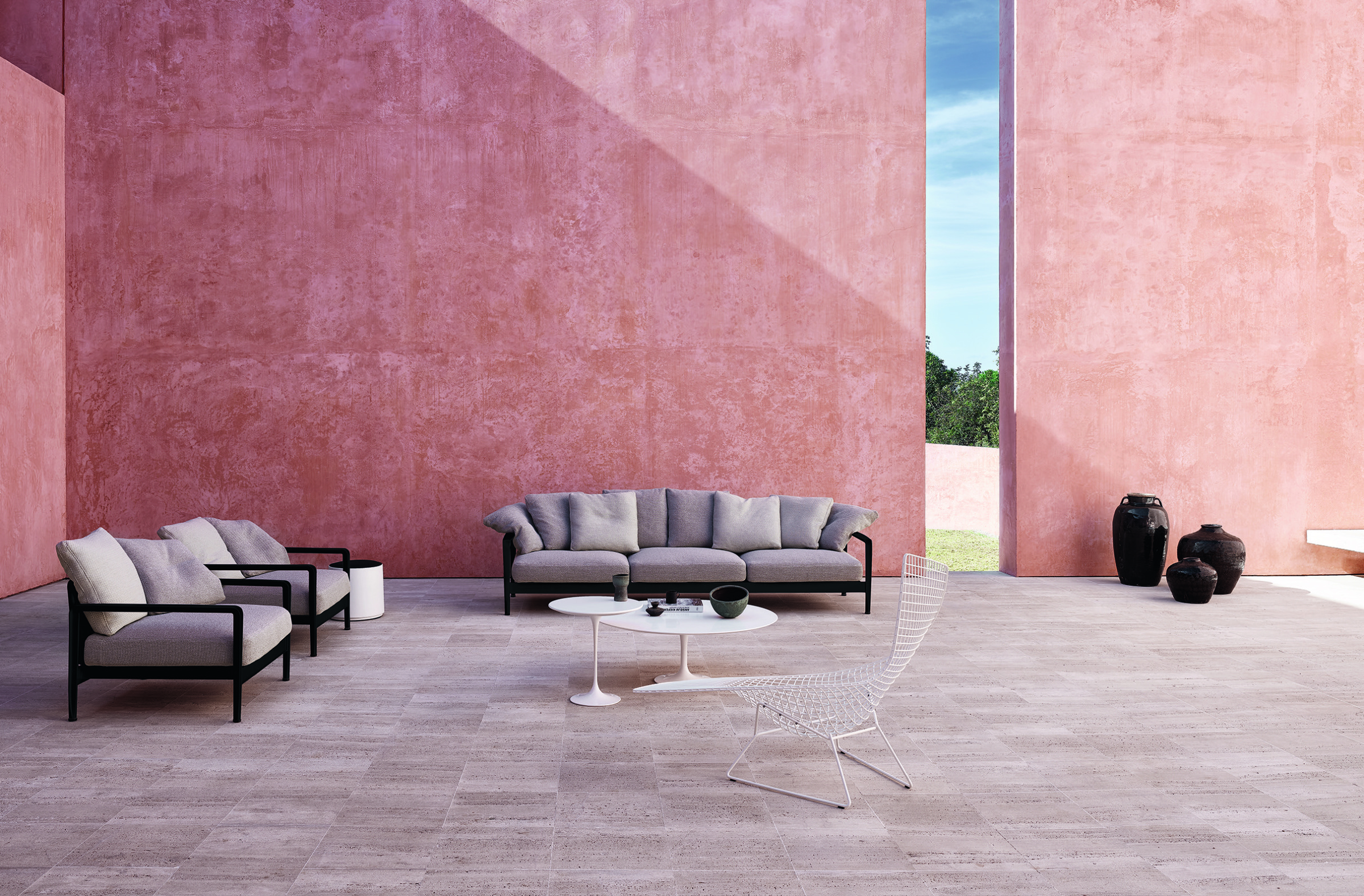 knoll lissoni outdoor collection