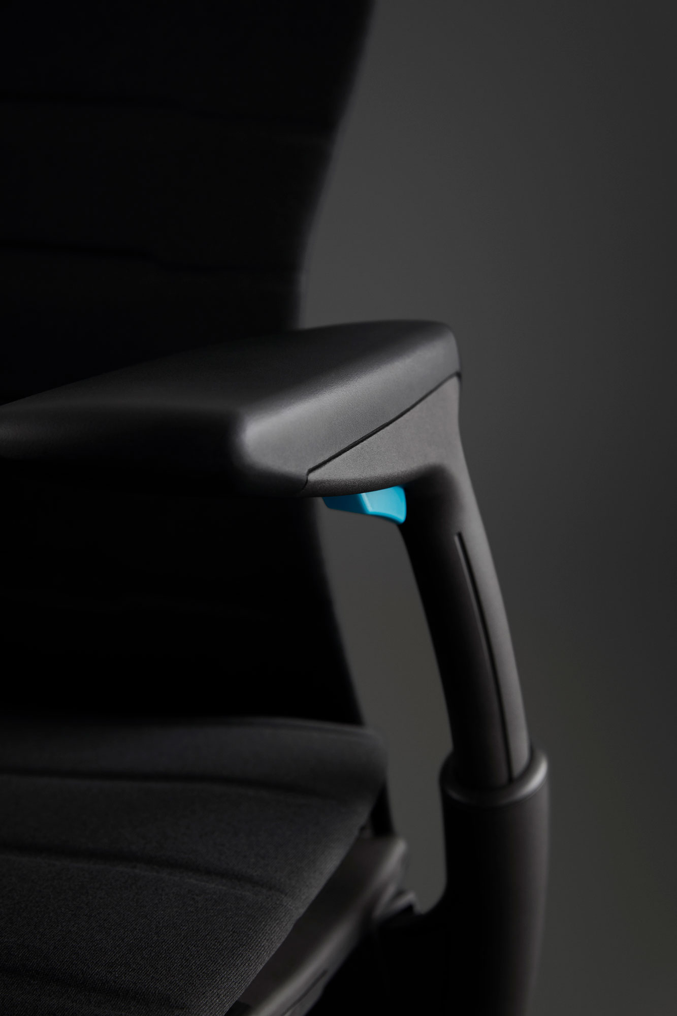 Herman Miller x Logitech G Gaming chair armrest detail